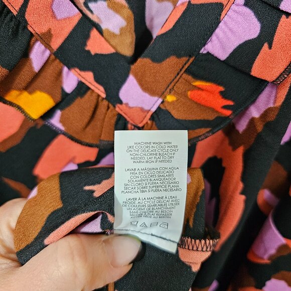 CABI #4454 Monarch Ruffled Neck Line Racerback Dress~Size XL - Picture 10 of 11